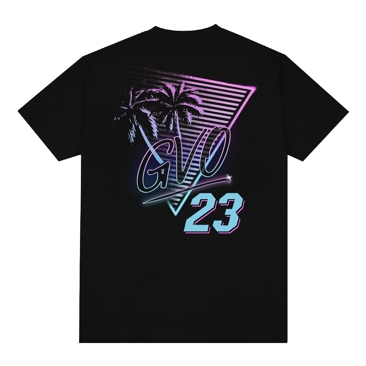 kyjah gvo 2023 Miami bikelife t shirt black back side